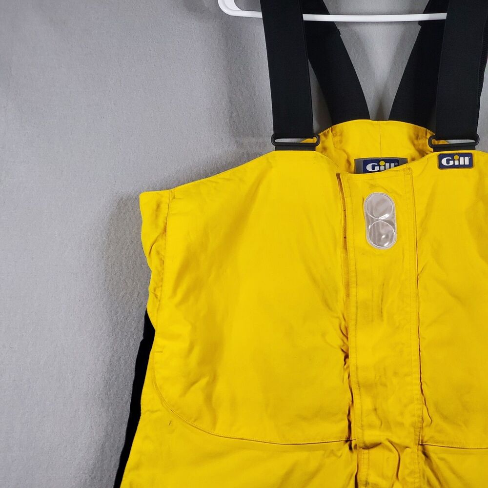 GILL Key West Trouser Yellow 100% Nylon Breathable Waterproof Bib Overall 2XL
